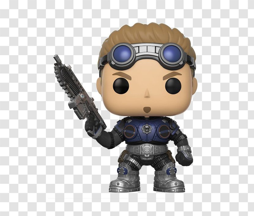 Gears Of War Funko Xbox 360 Video Game Marcus Fenix - Designer Toy - Collectable Transparent PNG