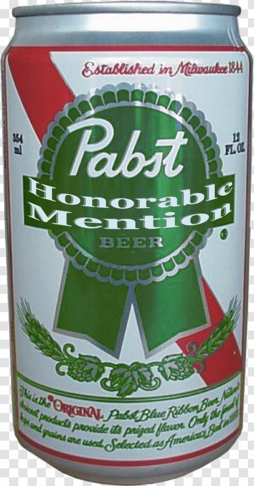 Pabst Blue Ribbon Brewing Company Beer Pale Lager Transparent PNG