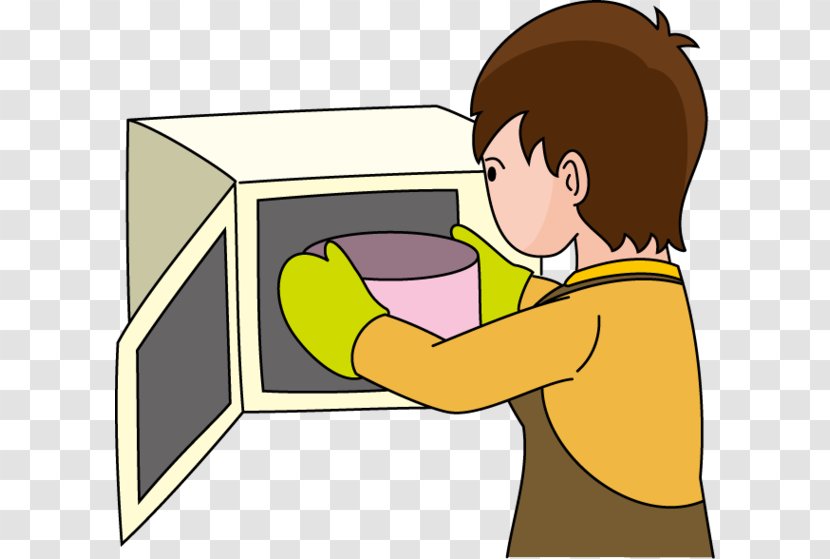 Microwave Ovens Kitchen Clip Art - Cartoon - Cooking Food Cliparts Transparent PNG