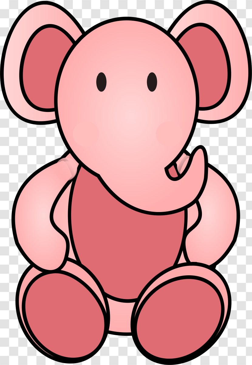 Seeing Pink Elephants Elephantidae Clip Art - Silhouette - Elephany Transparent PNG