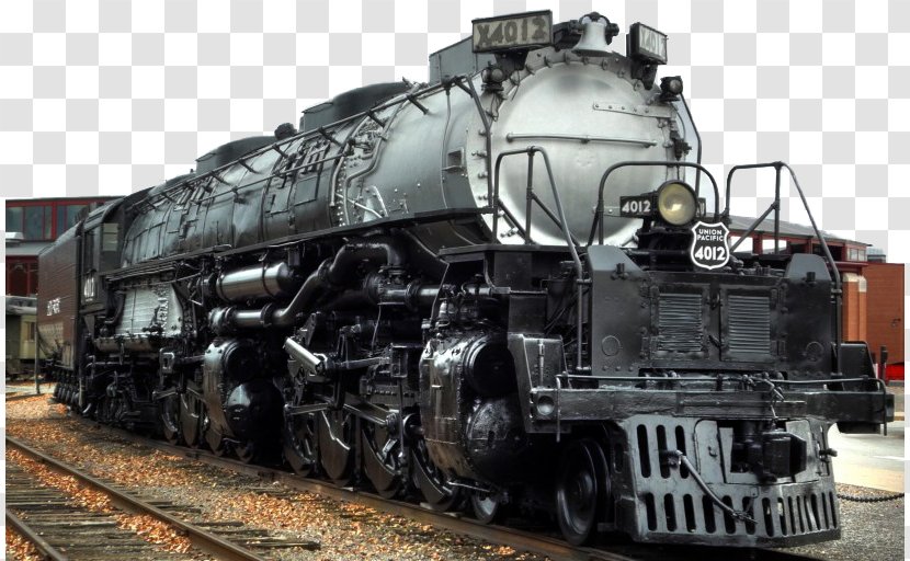 Strasburg Rail Road Train Transport Union Pacific 4012 Steam Locomotive - Auto Part - Retro Transparent PNG