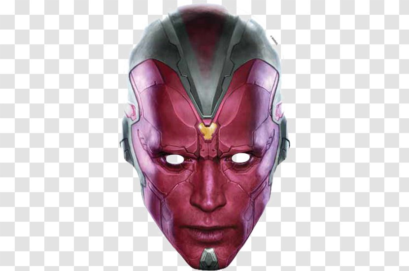 Vision Avengers: Age Of Ultron Thor Black Panther Hulk - Mask Transparent PNG