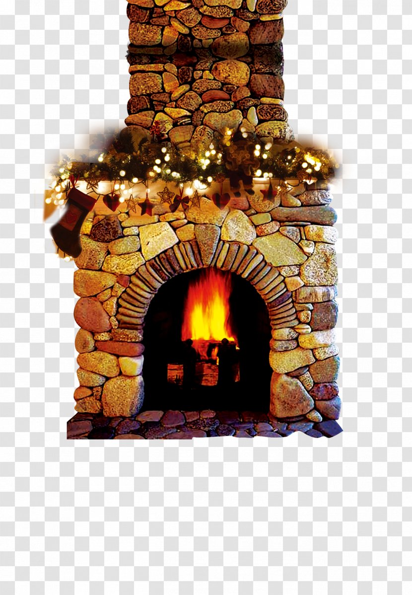 Furnace Hearth Fireplace Heat - Free Christmas Stove Matting Material Transparent PNG