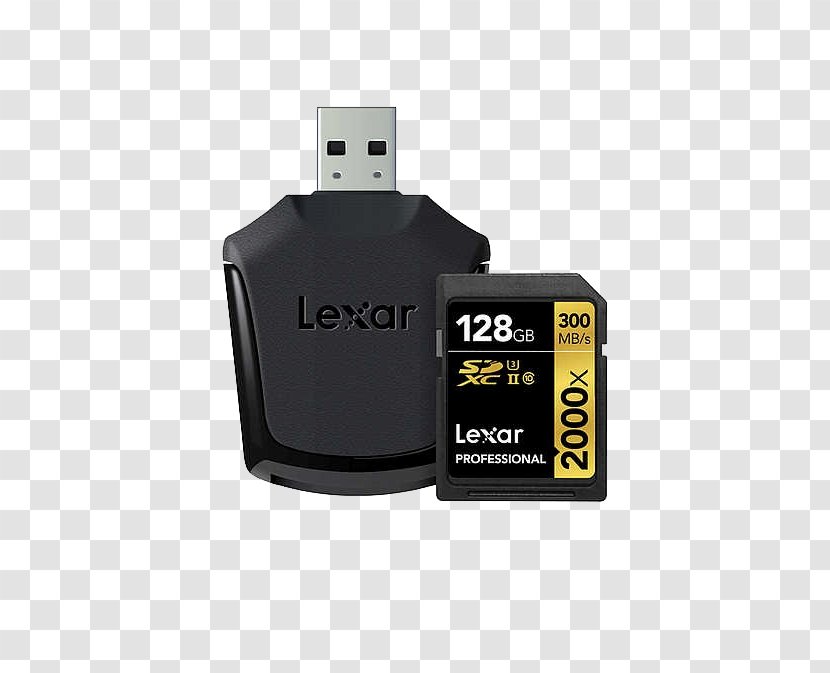 Lexar 64GB 2000x Professional SDXC UHS-II [U3] Class 10 Card & UHS-... Secure Digital Media, Inc Flash Memory Cards - Sdxc Transparent PNG
