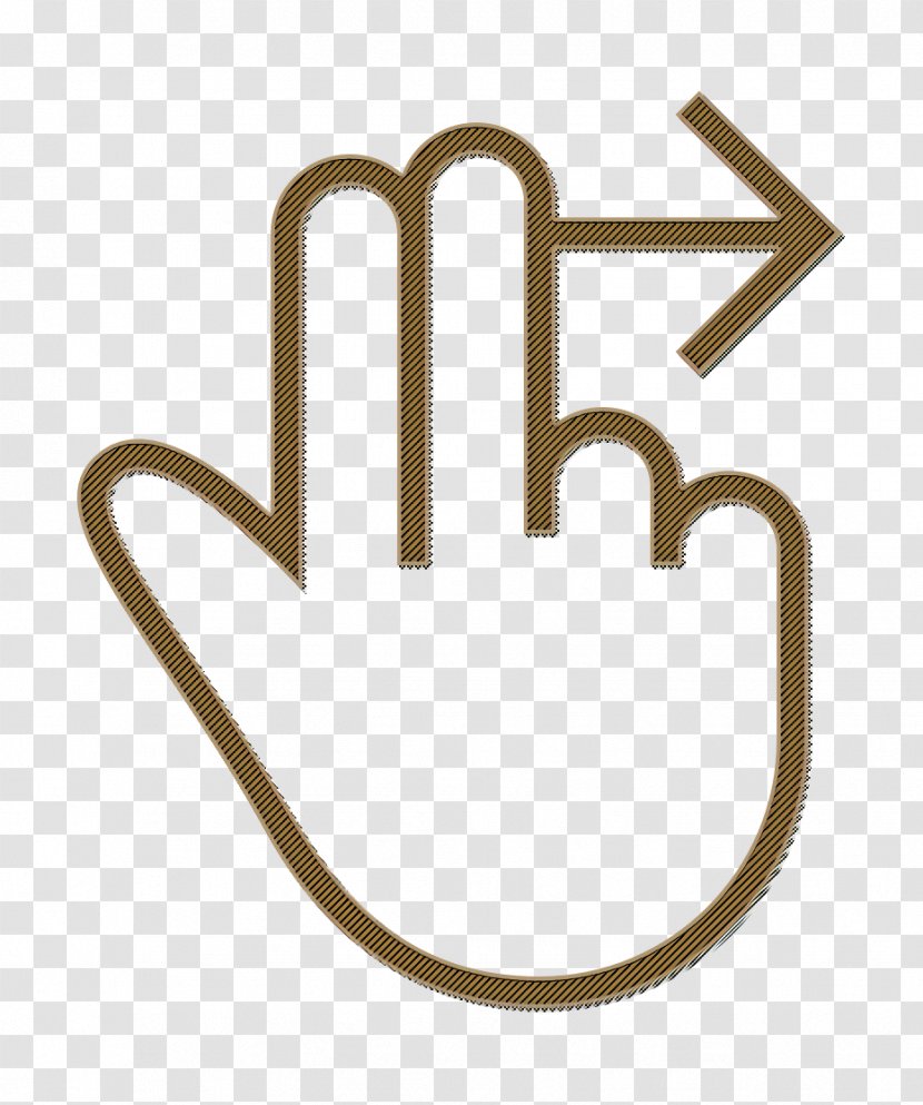 Fingers Icon Gesture Hand - Right - Symbol Logo Transparent PNG