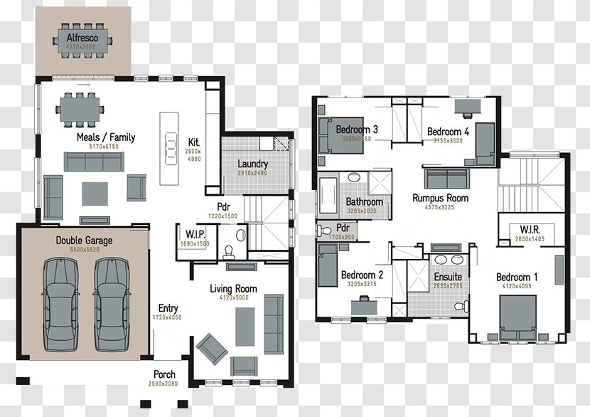 House Plan Saltbox Storey Floor - Duplex Transparent PNG