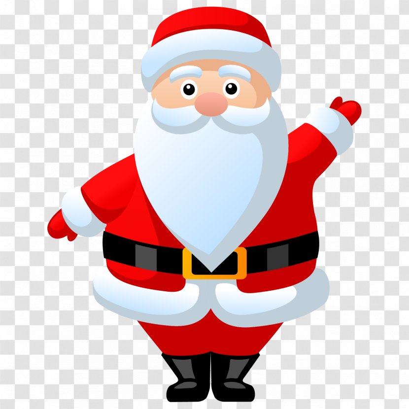 Santa Claus Vector Graphics Clip Art Christmas Day Fishing Tackle - New Year - Old People Transparent PNG