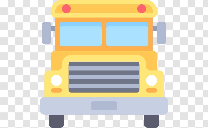 School Bus Icon - Public Transport - Car Transparent PNG