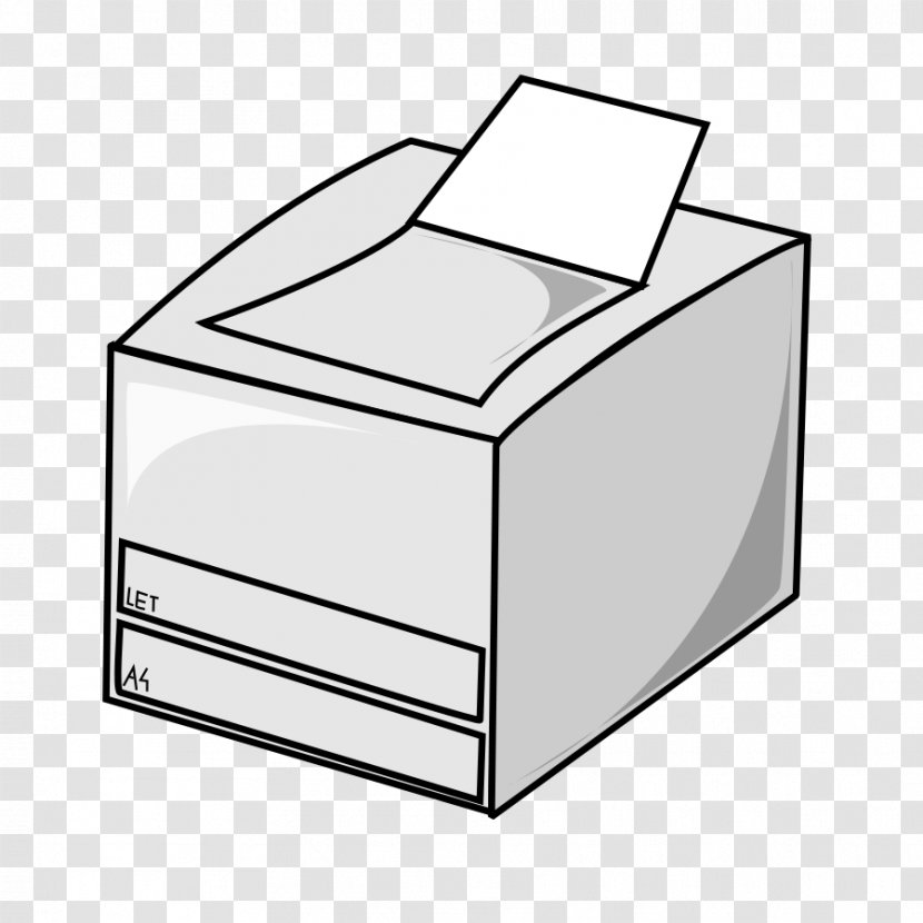 Printer Laser Printing Clip Art - Thermal - Cliparts Transparent PNG