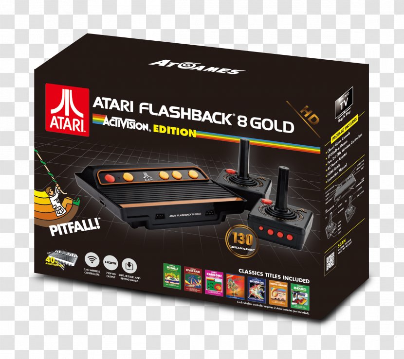 Activision Anthology Chopper Command Pitfall! AtGames Atari Flashback 8 Gold HD - Performance Transparent PNG