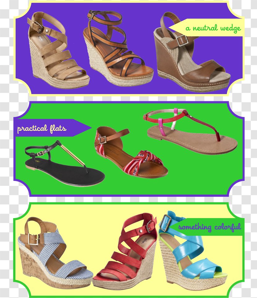 Sandal Shoe - Summer Shoes Transparent PNG