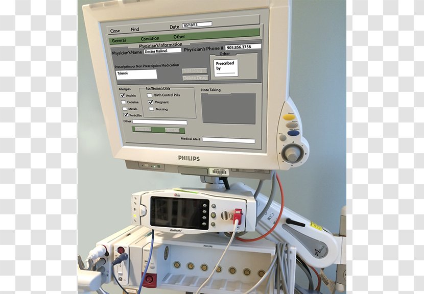 Medical Equipment Hospital Philips Computer Monitors Medicine - Intensive Care Unit Transparent PNG