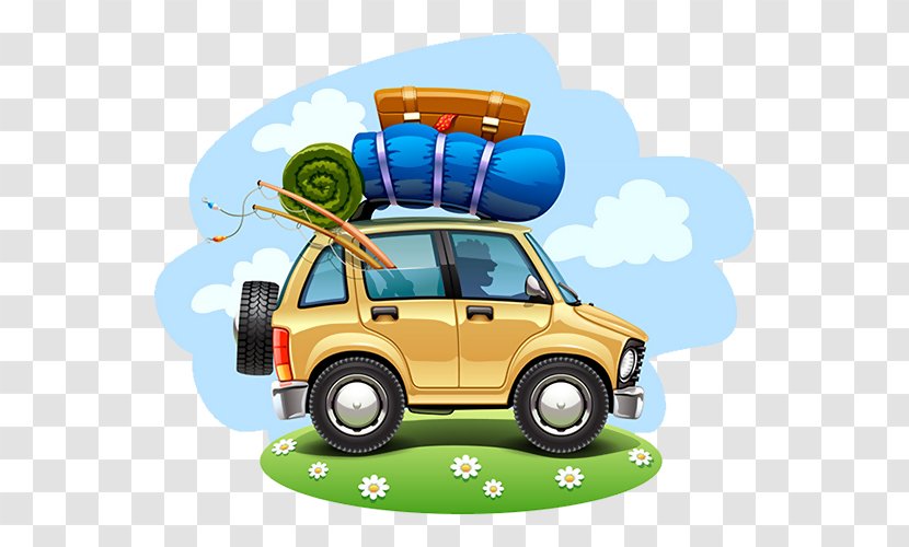 Car Travel Clip Art Vector Graphics Image - Vehicle - Driving Time Transparent PNG