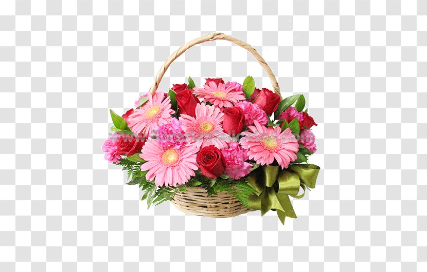 Floral Design Cut Flowers Basket Rose - Artificial Flower - Arreglo Transparent PNG