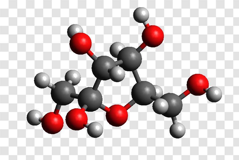 Fructose Ball-and-stick Model Haworth Projection Monosaccharide Glucose - Creative Geometry Transparent PNG