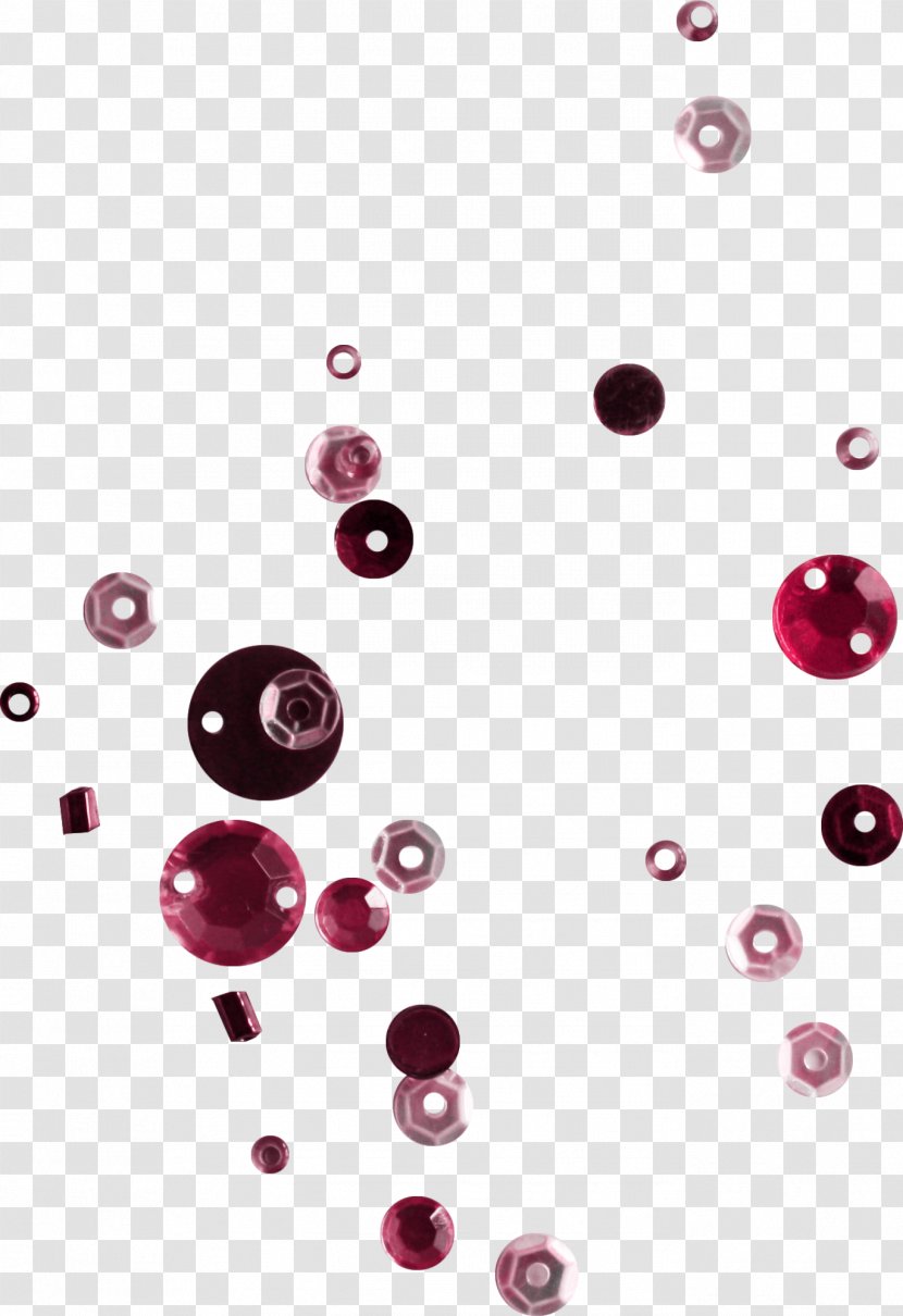 Bead Red Clip Art - Purple - Pearls Transparent PNG