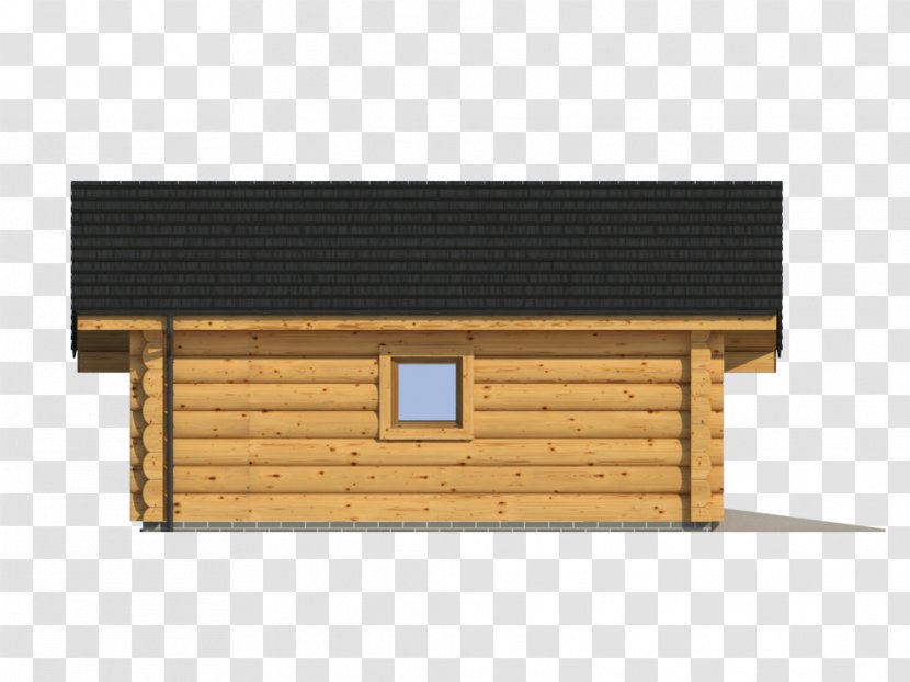 Log Cabin Facade House Siding - Roof Transparent PNG