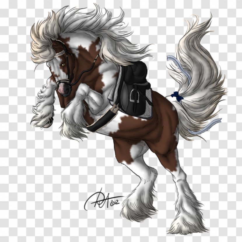 Gypsy Horse Mane Stallion Pony Mustang - Tail Transparent PNG