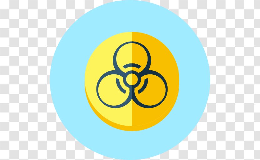 Biological Hazard Biology Sign Clip Art - Yellow - Symbol Transparent PNG