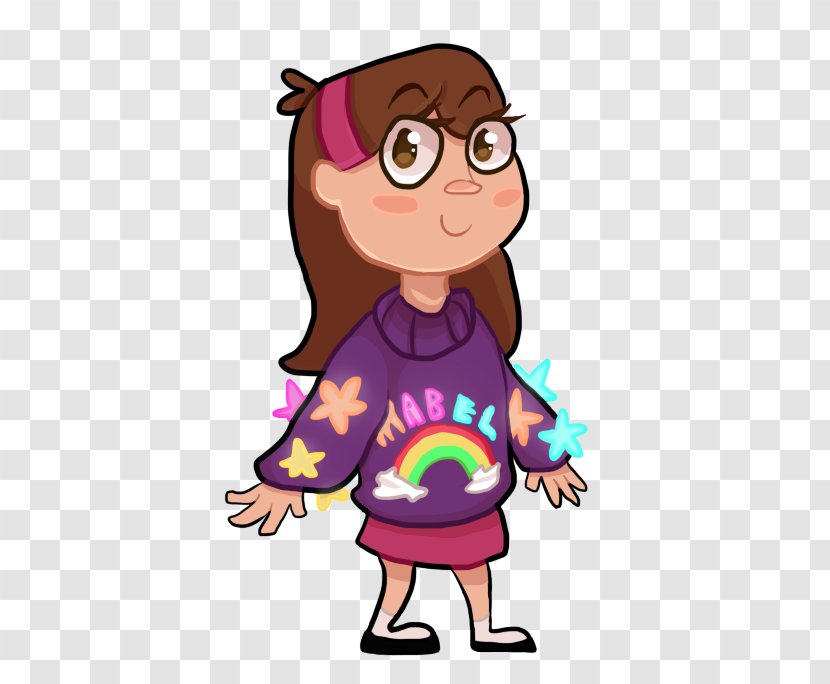 Mabel Pines Dipper Bill Cipher Sweater Animated Series - Frame - Shooting Star Transparent PNG