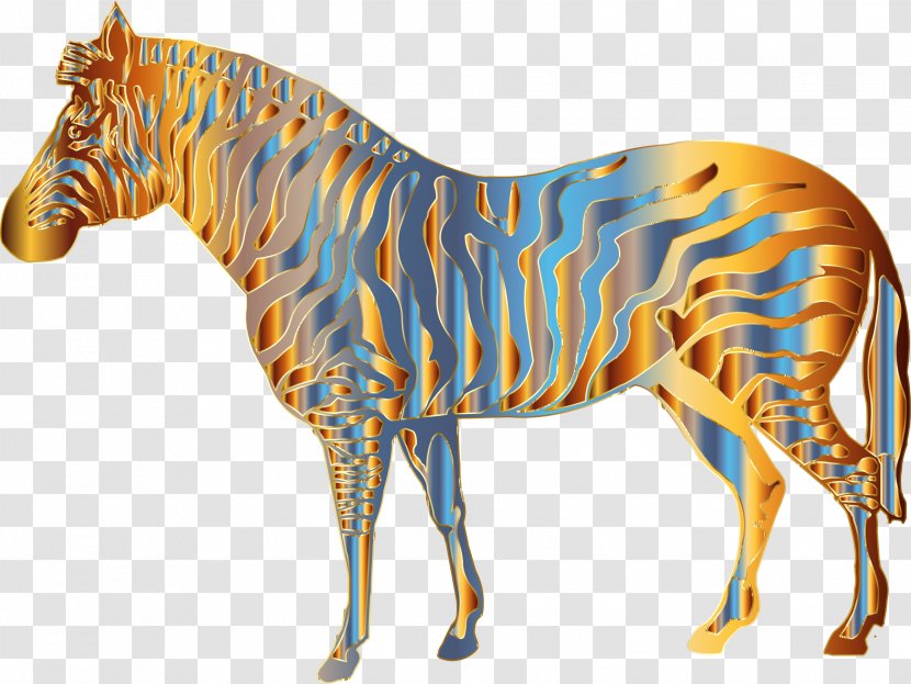 Quagga Zebra Horse Clip Art - Wildlife Transparent PNG