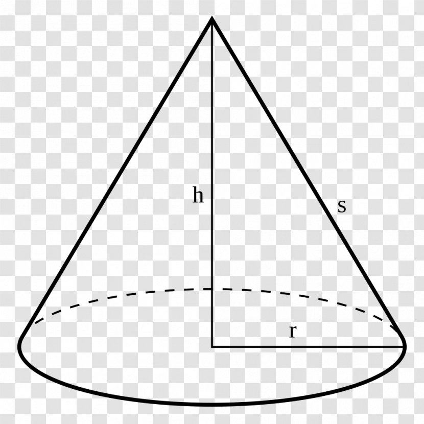 Circle Cone Derivative Mathematics Geometry - Point - The Height Is Transparent PNG