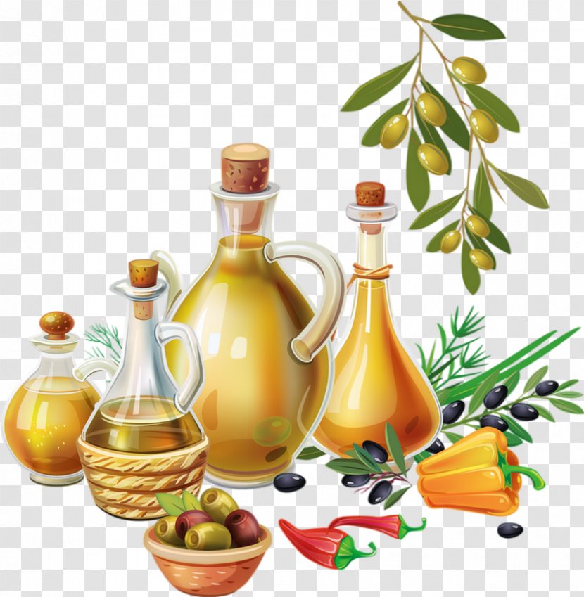 Olive Oil Vector Graphics Food - Drink Transparent PNG