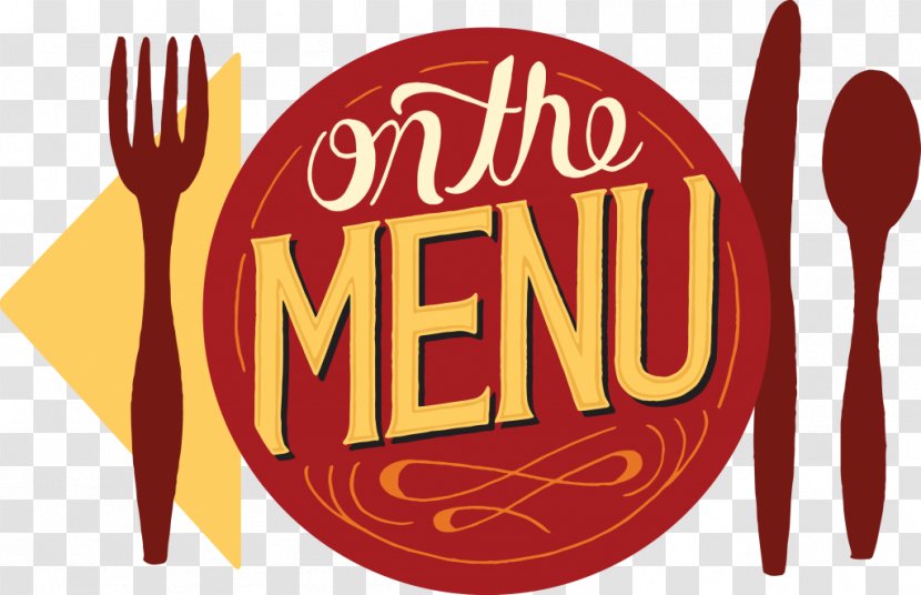 Menu Logo Restaurant Cafeteria Clip Art - Tableware Transparent PNG