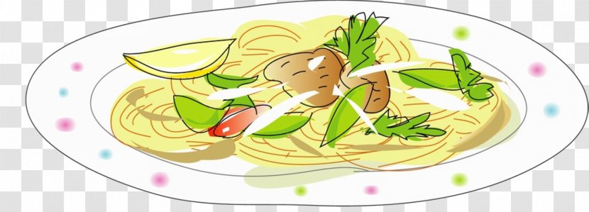 Dish Cartoon Vegetable Illustration - Spaghetti - Cooking Transparent PNG