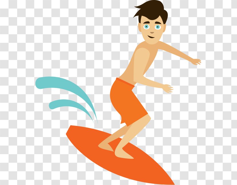 Surfer, Dude Surfing Surfboard Clip Art - Frame - Silhouette Transparent PNG