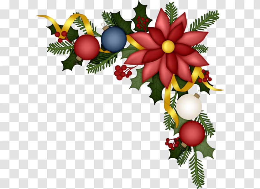 Christmas Decoration Ornament Clip Art - Branch Transparent PNG