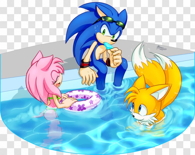 Amy Rose Tails Ariciul Sonic Shadow The Hedgehog & Sega All-Stars Racing - Watercolor Transparent PNG