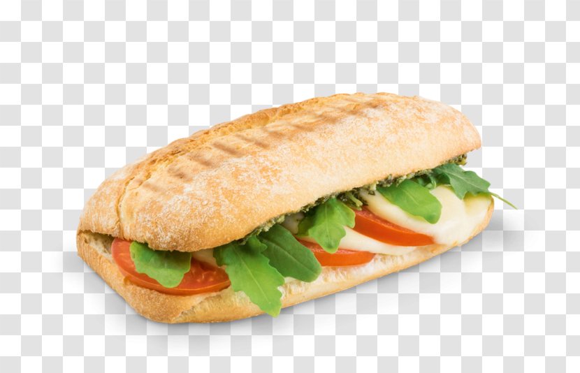 Bánh Mì Ciabatta Bocadillo Submarine Sandwich Ham And Cheese - Salmon Burger - Tomato Transparent PNG