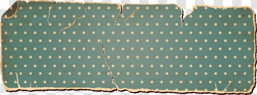 Teal Rectangle Pattern - Cosmetic Paper Border Transparent PNG