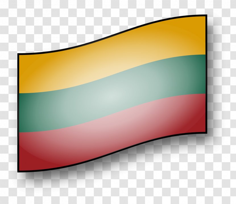 Flag Of Lithuania Clip Art - BORDER FLAG Transparent PNG