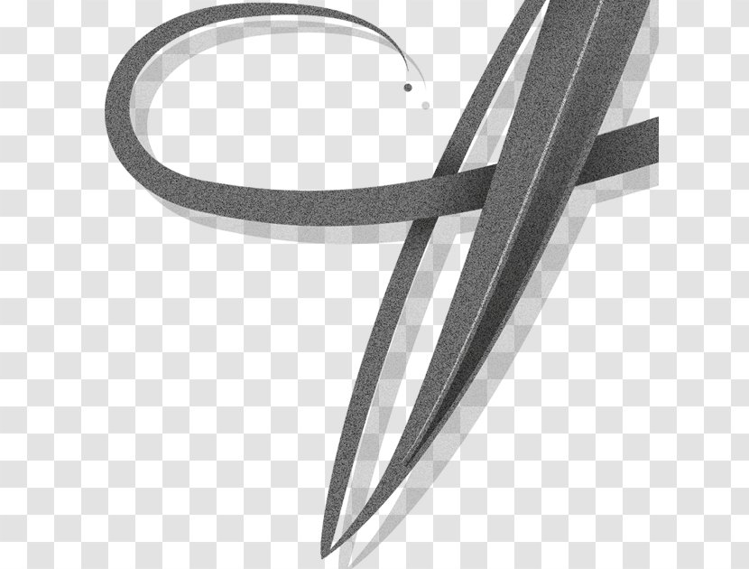 Line Angle - Black And White Transparent PNG