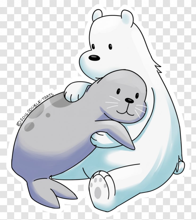 Baby Polar Bear Giant Panda Cuteness - Silhouette - Little Brown Transparent PNG