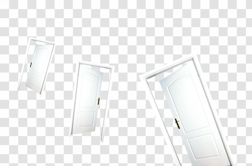 Light White Pattern - Black - Door Transparent PNG