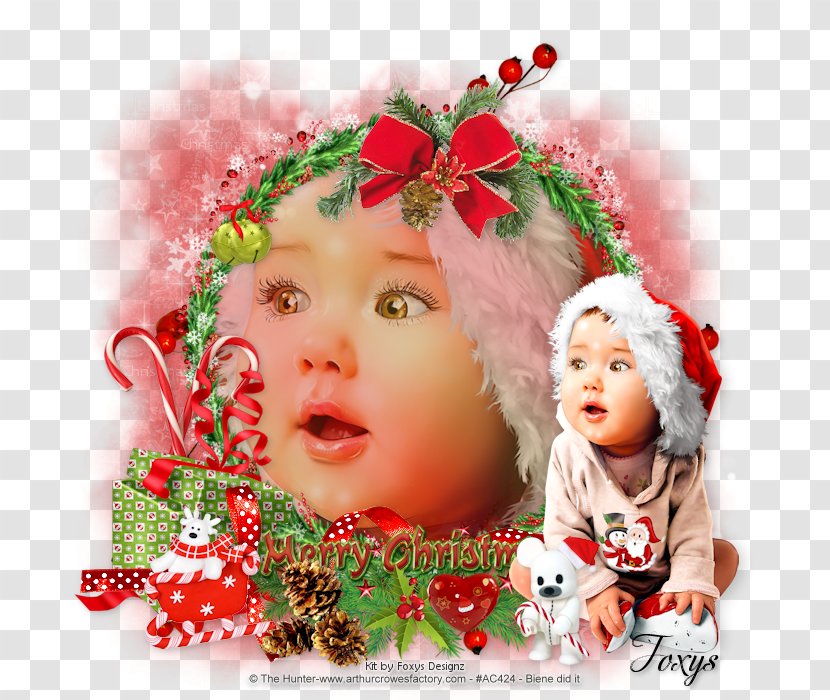 Christmas Ornament Infant Petal Floral Design - Flower Transparent PNG