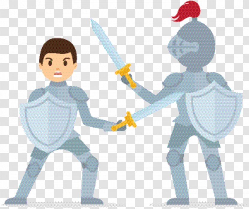 Boy Cartoon - Fencing - Gesture Transparent PNG