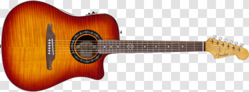 Fender Stratocaster Sonoran SCE Acoustic Guitar Musical Instruments Corporation - Heart Transparent PNG