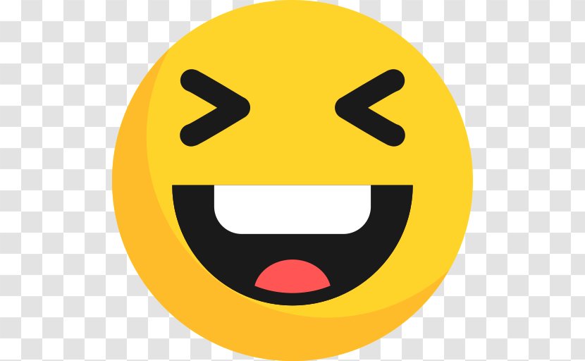 Happy Laugh Emoji Transparent Clipart. - Emotion - Face Transparent PNG