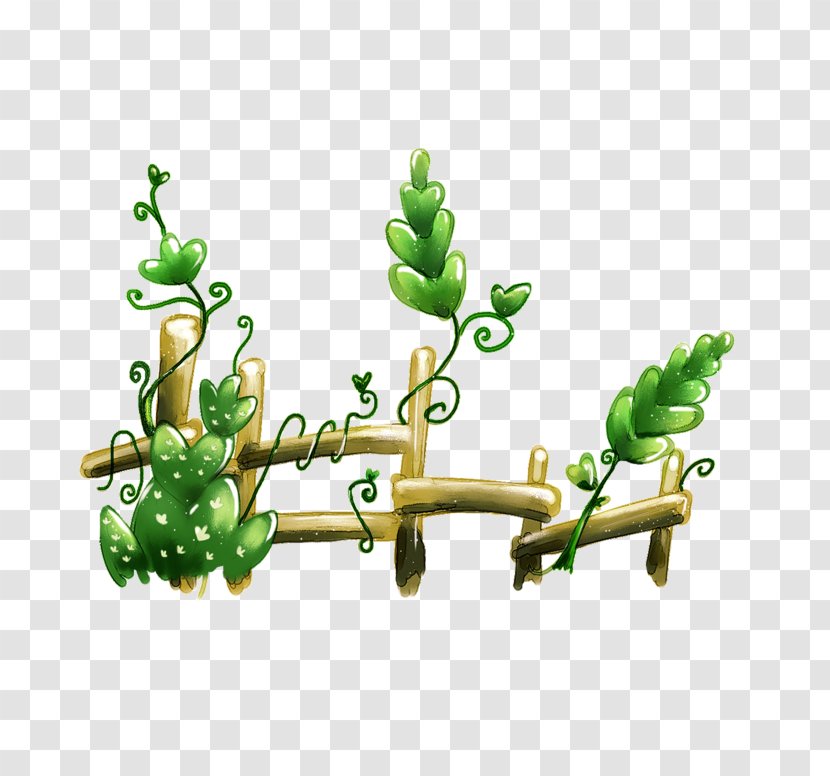 Cartoon Clip Art Fence Drawing - Flower - Vine Official Psds Transparent PNG