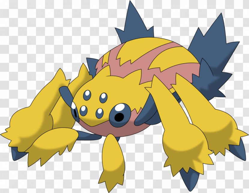 Pokémon X And Y Yellow Galvantula Joltik - Mammal Transparent PNG