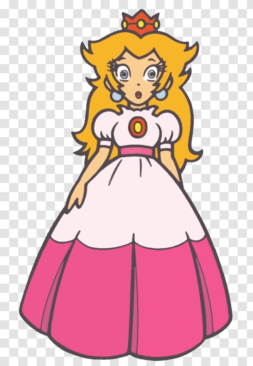 Super Princess Peach Mario Bros. 2 - Costume Design - Bros Transparent PNG