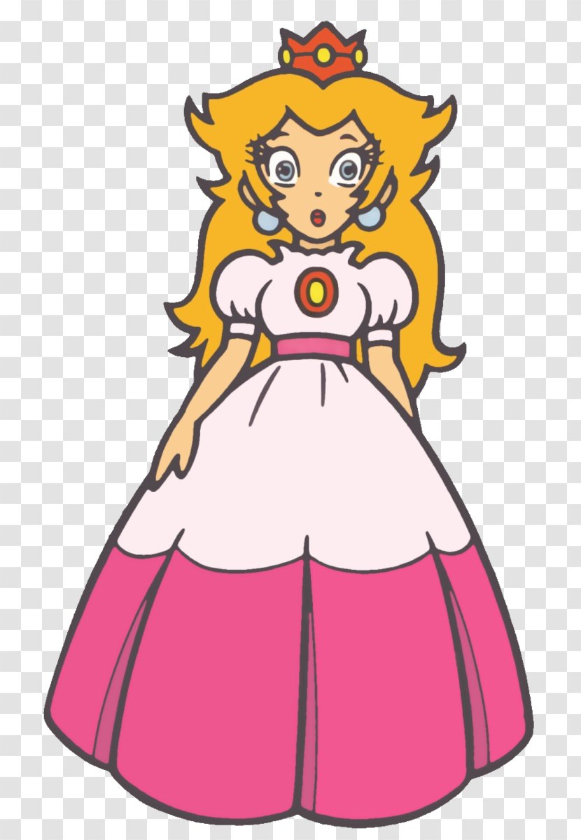 Super Princess Peach Mario Bros 2 Costume Design Bros Transparent Png