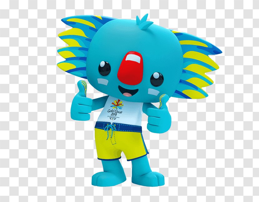 Gold Coast 2018 Commonwealth Games Mascot Borobi Surfing - Logo - Opening Ceremony Transparent PNG