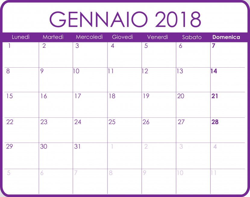 Calendar Month 0 August December - Rectangle - Sunday April 1 2019 Transparent PNG