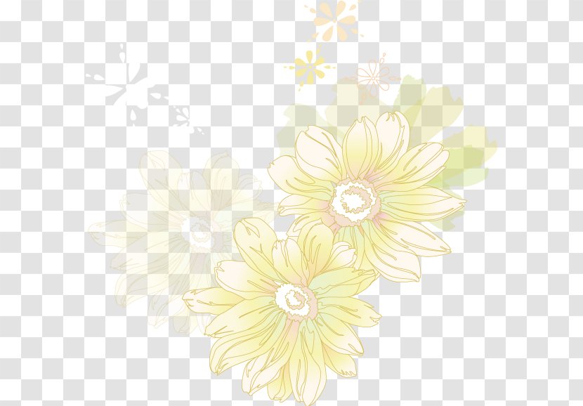 Chrysanthemum Transvaal Daisy Euclidean Vector - Floral Design Transparent PNG