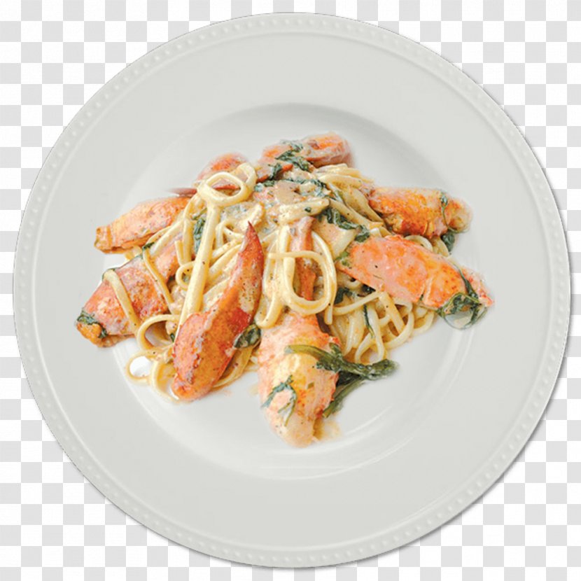 Pasta Lobster Sauce Cream Fettuccine Alfredo - Boston Transparent PNG